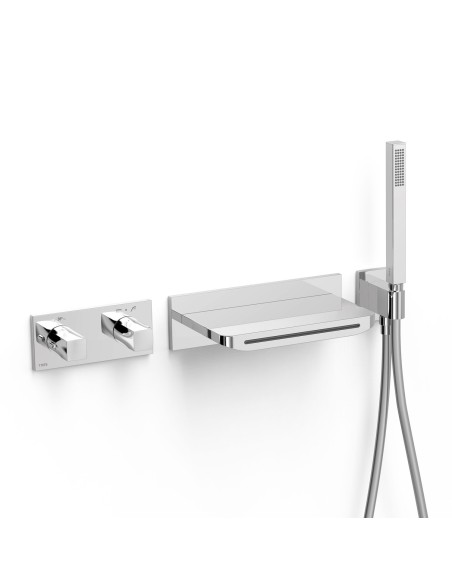 KIT ROBINET B-SYSTEM THERMOSTATIQUE  ENCASTRÉ À 2 VOIES POUR BAIGNOIRE ET DOUCHE TRES GRIFERIA