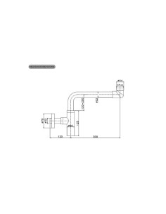 SIPHON LAVABO EN LAITON CYLINDRIQUE SKY BATH 2