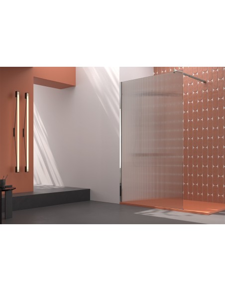 PAROI DE DOUCHE FIX  CANELÉ SOWN QUADRA