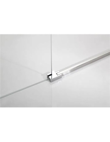 PAROI DE VERRE GLASS FIXE+PORTE BATTANTE GME