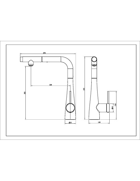 MITIGEUR CUISINE SPLIT IMEX