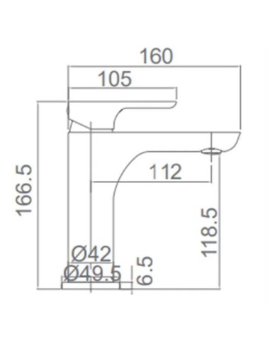 MITIGEUR LAVABO NASSAU IMEX