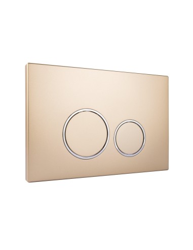 PLAQUE DE COMMANDE DE RESERVOIR ROND CHROMÉ/CHAMPI OR GEBERIT