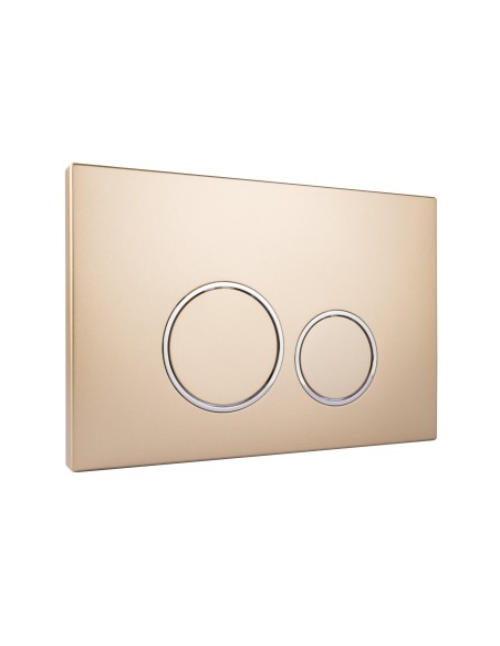 PLAQUE DE COMMANDE DE RESERVOIR ROND CHROMÉ/CHAMPI OR GEBERIT