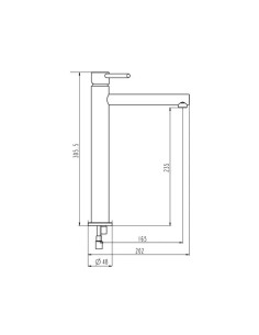 MITIGEUR HAUT LAVABO MIO GME 2