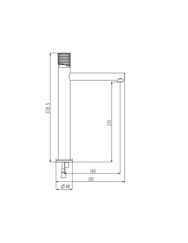 MITIGEUR LAVABO HAUT RADIO GME