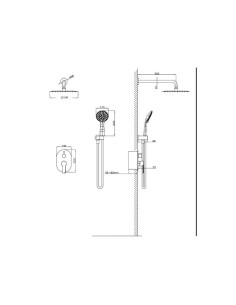 DOUCHE ENCASTRÉE 2 VOIES SOUL SKY BATH 2