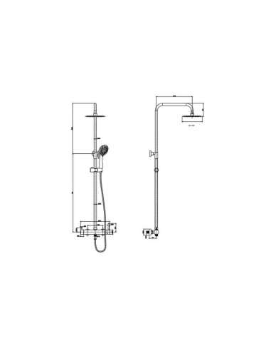 COLONNE DE DOUCHE ROCK SKY BATH