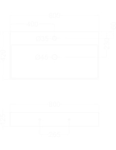 LAVABO NOVE DIM 80 BECRISA 2