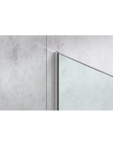 PROFILÉ  INOX POUR MONTAGE PAROI DE DOUCHE FIXE GME