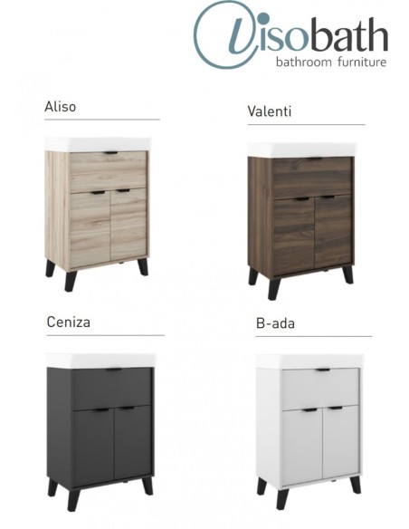 MEUBLE LAVABO DIM 60 COLLECTION MIDI VISOBATH