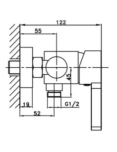 MITIGEUR DE DOUCHE FUSSION GME 2