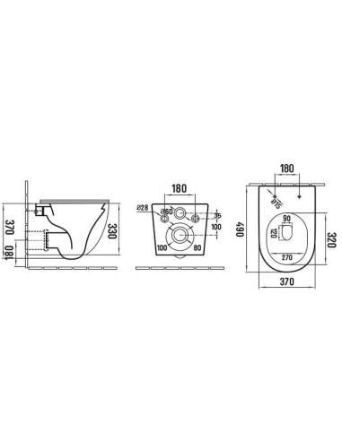 WC  SUSPENDU CAPPUCCINO MAT SANITSHOP