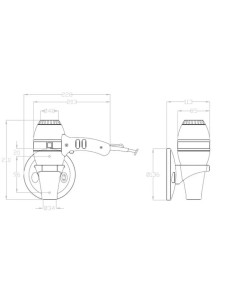 SÈCHE CHEVEUX PROFESSIONNEL EN ACIER CHROMÉ ET ABS NOIR HOTELLINE NOFER 2