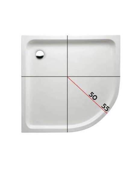 PAROI DE DOUCHE  PRESTIGE TITAN SEMI CIRCULAIRE  - GME