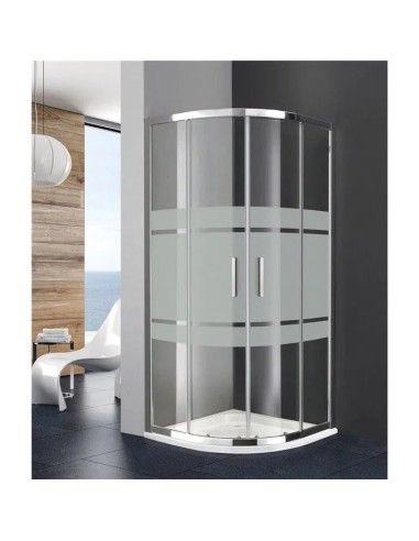 PAROI DE DOUCHE SEMI  CIRCULAIRE PRESTIGGE FROST PLUS-GME