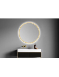 MIROIR CIRCULAIRE B953 GOLD LED À DIAMÈTRE VARIABLE BATH STAGE