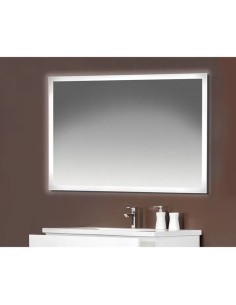 MIROIR RECTANGULAIRE B924 LED ET PÉRIMÈTRE SABLÉ BATH STAGE 2