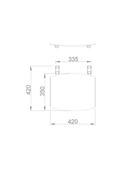 SIÈGE DE DOUCHE PLIABLE POUR MONTAGE MURAL EN polypropylène BLANC NOFER