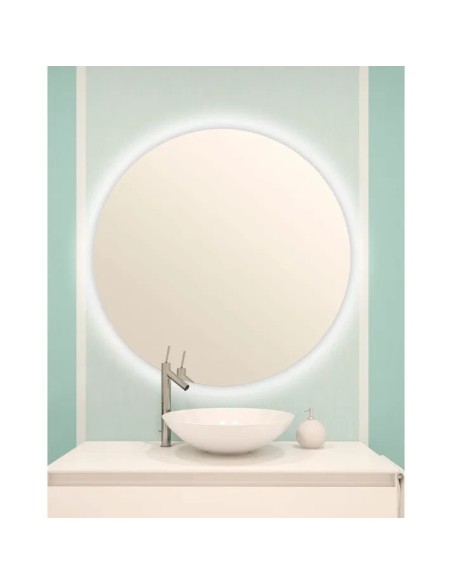 MIROIR ROND LED B934 BORD POLI BATH STAGE