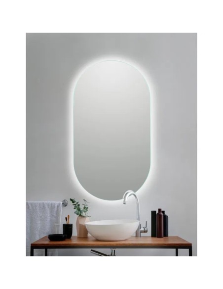 MIROIR OVALE LED B950 DIM 50*90 EN POLISHED EDGE BATH STAGE