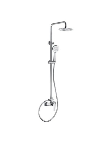 COLONNE DE DOUCHE AVEC DOUCHETTE ET POMMEAU DE DOUCHE NATURE SKY BATH