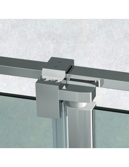 PAROI DE DOUCHE 2 PORTES PIVOTANTE+2 FIXE DENIA BECRISA