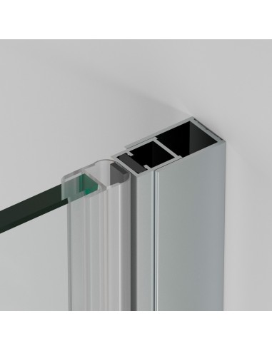 PAROI DE DOUCHE 2 PORTES PIVOTANTE+2 FIXE DENIA BECRISA