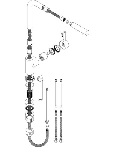 MITIGEUR CUISINE KITCHEN BORRAS GRIFERIA