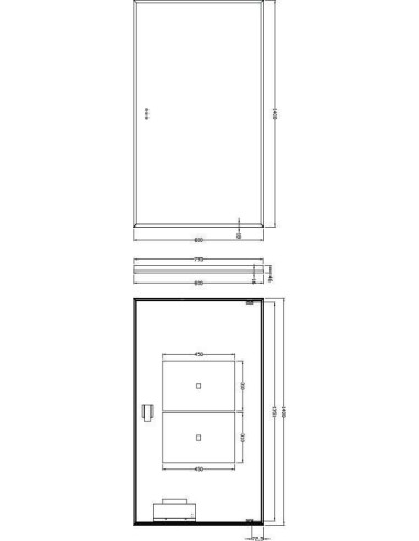 MIROIR RÉTRO -ECLAIRER  ATELIER PRADEL