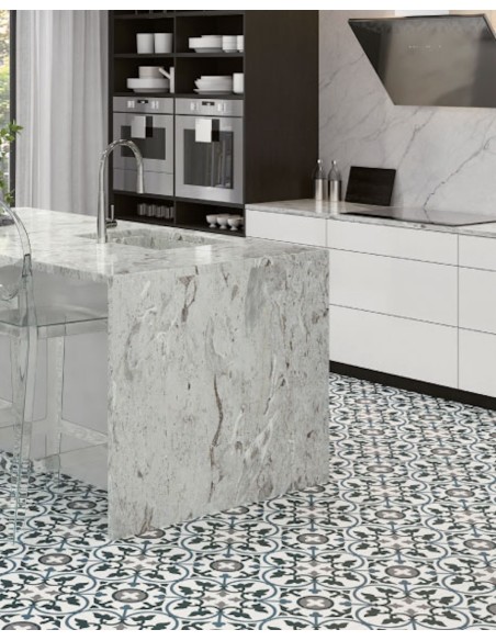 CARRELAGE FLORAL ASCOT DIM 20*20 OLIVIA TILES