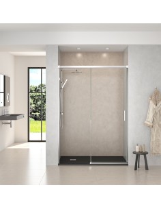 PAROI DE DOUCHE FIXE +COULISSANT YAIZA BECRISA