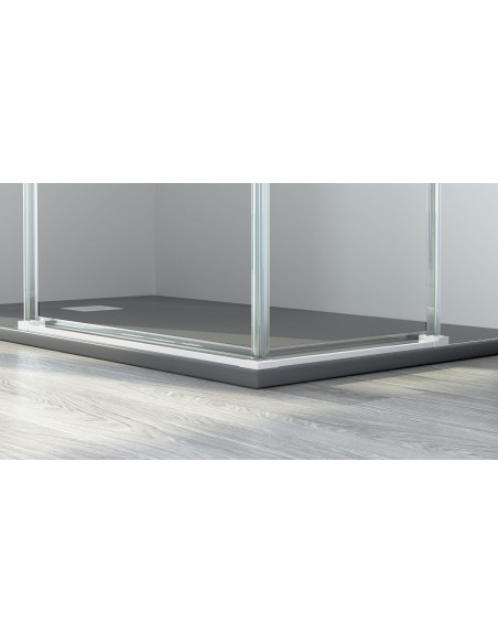 PAROI DE DOUCHE FIXE +COULISSANT YAIZA BECRISA