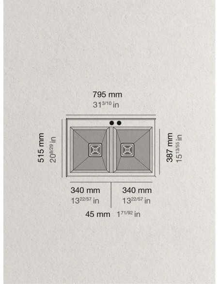 EVIER KOBUS 816/826 POALGI