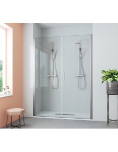 PAROI DE DOUCHE 2 PORTES PIVOTANTES  DENIA BECRISA 2