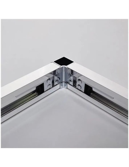 PAROI DE DOUCHE D'ANGLE  BASIC 2 PORTES COULISSANTES  GME