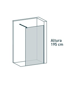 PAROI DE DOUCHE FIXE MANACOR 14 BECRISA 2