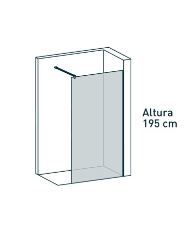 PAROI DE DOUCHE FIXE MANACOR 14 BECRISA