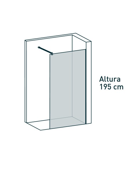 PAROI DE DOUCHE FIXE MANACOR 14 BECRISA