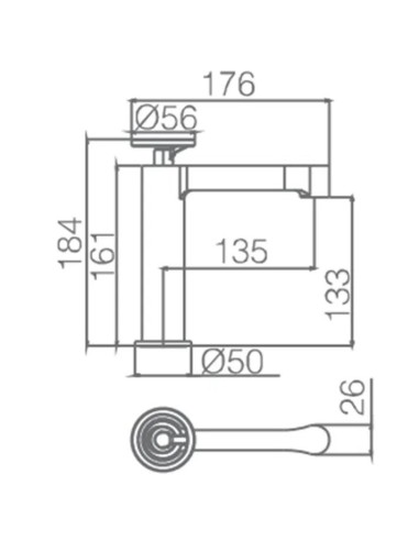 MITIGEUR LAVABO OLIMPO IMEX