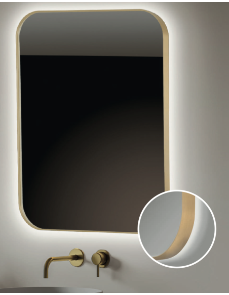 MIROIR RETRO ECLAIRER B961 BATH STAGE