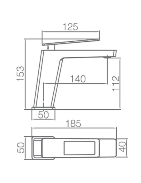 MITIGEUR LAVABO SUECIA IMEX