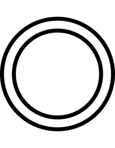 MIROIR ROND RETRO ECLAIRER  AVEC CADRE ACIER NOIR - DUPLACH GROUP