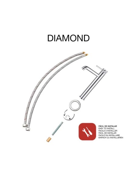 MITIGEUR HAUT  MONOCOMMANDE DIAMOND SKY BATH