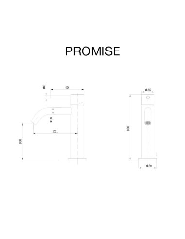 MITIGEUR LAVABO PROMISE SKY BATH