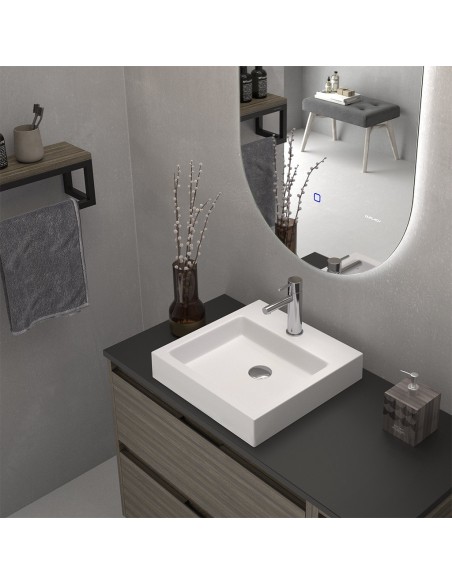 VASQUE CARREE EN RESINE LIBRA DUPLACH