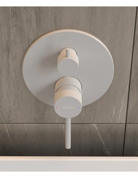 KIT MITIGEUR BAIN DOUCHE MURAL 3 TROUS ENCASTRÉ CORBEAU KROOS