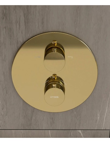 MITIGEUR THERMOSTATIQUE BAIN DOUCHE ENCASTRE  CORBEAU KROOS