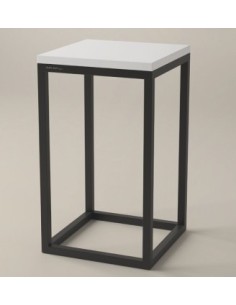 TABOURET BANQUETA WALL STRUCTURE NOIRE - SERIE WALL - Collection 2022 - DUPLACH GROUP