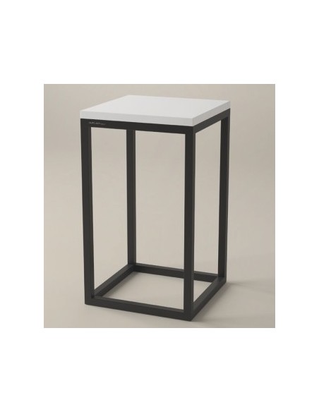 TABOURET BANQUETA WALL STRUCTURE NOIRE - SERIE WALL - Collection 2022 - DUPLACH GROUP